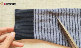 毛衣袖子长了怎么改短视频,毛衣袖子过长快速解决法